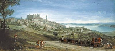 View of Bracciano by Paul Brill